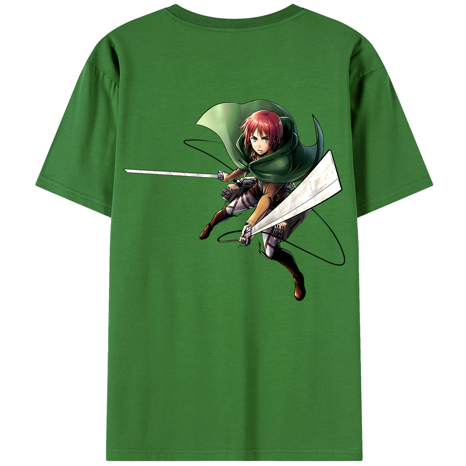 （画像用） 進撃の巨人 Attack on Titan レディース半袖Tシャツ(バックプリント)